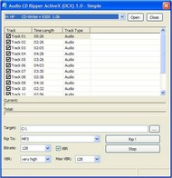 Audio CD Ripper OCX screenshot